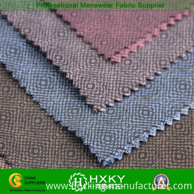 Flower Pattern Jacquard with Polyester Fabric for Casual Jacket
